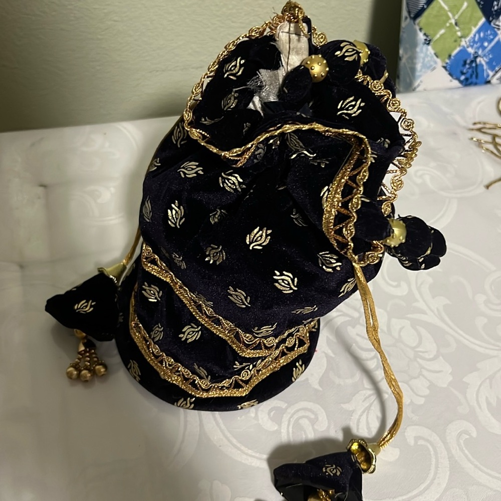 purple Potli bag
